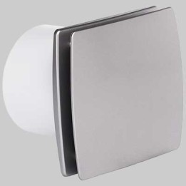 ASPIRATORE ELETTRICO Ø 100 CON FRONTALE CHIUSO - Bianco