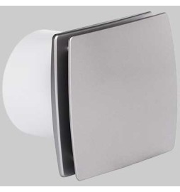 ASPIRATORE ELETTRICO Ø 100 CON FRONTALE CHIUSO - Grigio