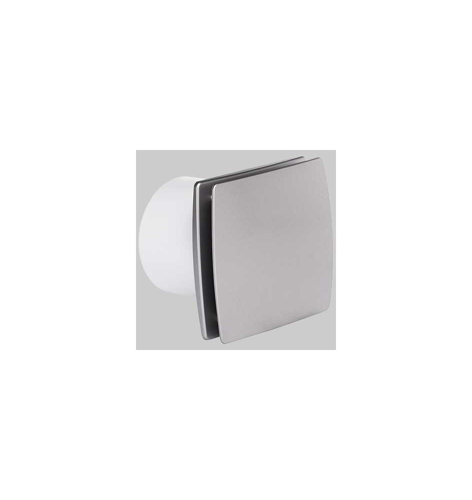 ASPIRATORE ELETTRICO Ø 100 CON FRONTALE CHIUSO - Grigio