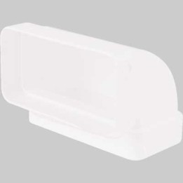 GOMITO 90° RETTANGOLARE VERTICALE - 55 x 110 mm