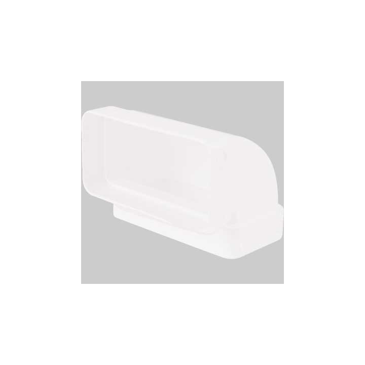 GOMITO 90° RETTANGOLARE VERTICALE - 55 x 110 mm