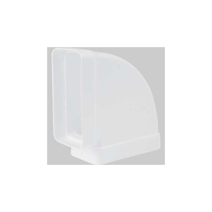 GOMITO 90° RETTANGOLARE ORIZZONTALE - 55 x 110 mm