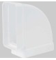 GOMITO 90° RETTANGOLARE ORIZZONTALE - 55 x 110 mm