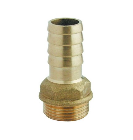 RACCORDO PORTAGOMMA IN OTTONE MASCHIO 2" x 60