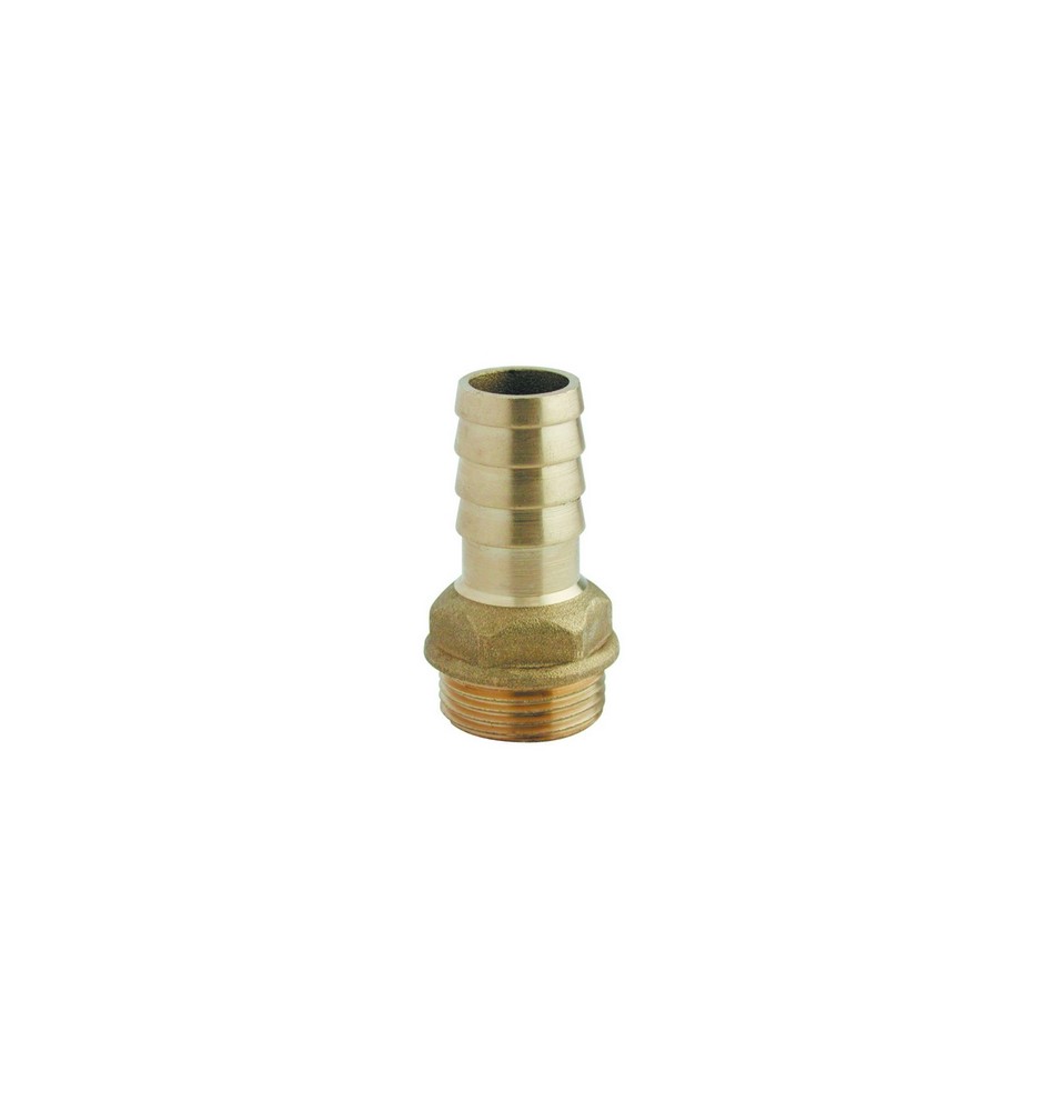 RACCORDO PORTAGOMMA IN OTTONE MASCHIO 1/2 x 15 - CONF