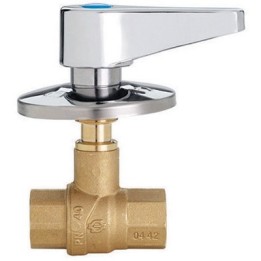 VALVOLA A SFERA DA INCASSO FF CON LEVA E ROSONE 1/2" DN 15 PN 40