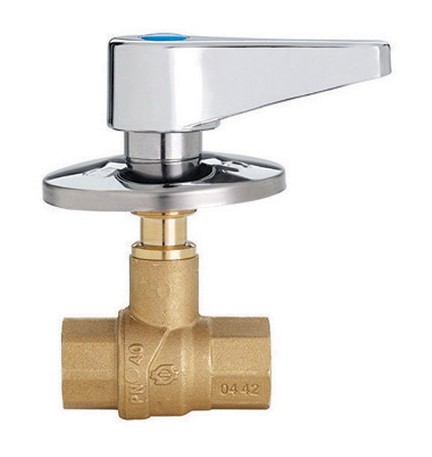 VALVOLA A SFERA DA INCASSO FF CON LEVA E ROSONE 1/2" DN 15 PN 40