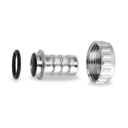 RACCORDO PORTAGOMMA COMPLETO NICHELATO 3/4"-1" 1"-1"