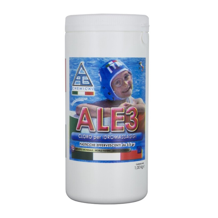 CLORO P/PISCINA PASTIGLIE 3G EFFERVESC ALE3 1 KG