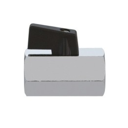 RUBINETTO A SFERA FEMMINA FEMMINA CON LEVETTA NERA 3/4" DN 12 PN 10
