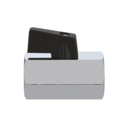 RUBINETTO A SFERA FEMMINA FEMMINA CON LEVETTA NERA 3/4" DN 12 PN 10