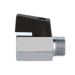 RUBINETTO A SFERA MASCHIO FEMMINA CROMATO 1/4" DN 8 PN 10