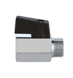 RUBINETTO A SFERA MASCHIO FEMMINA CROMATO 1/4" DN 8 PN 10