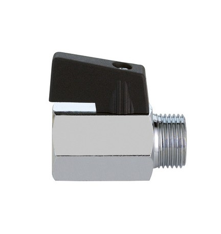 RUBINETTO A SFERA MASCHIO FEMMINA CROMATO 1/2" DN 10 PN 10