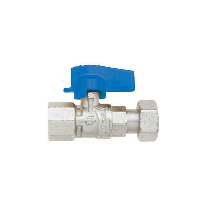 RUBINETTO A SFERA DIRITTO FEMMINA-GIRELLO FEMMINA 1/2" x 1/2" DN 10 PN 10