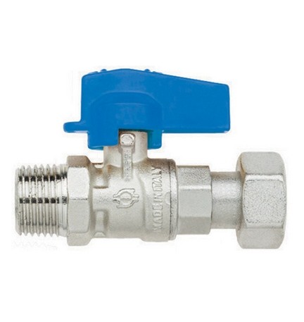 RUBINETTO A SFERA DIRITTO MASCHIO-GIRELLO FEMMINA 1/2" x 1/2" DN 10 PN 10