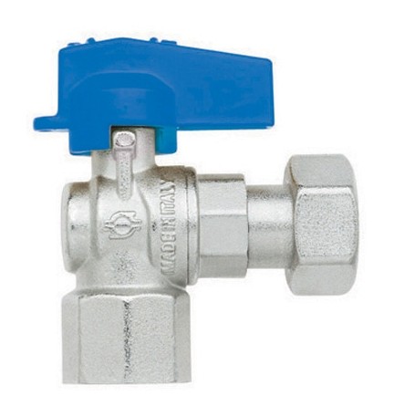 RUBINETTO A SFERA SQUADRA FEMMINA - DADO GIREVOLE FEMMINA 1/2" x 1/2" DN 10 PN 10