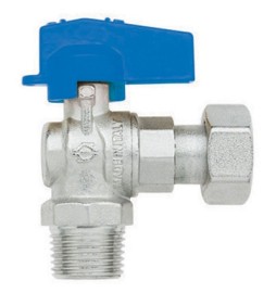 RUBINETTO A SFERA SQUADRA MASCHIO - DADO GIREVOLE FEMMINA 1/2" x 1/2" DN 10...