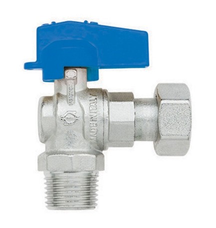 RUBINETTO A SFERA SQUADRA MASCHIO - DADO GIREVOLE FEMMINA 1/2" x 1/2" DN 10 PN 10