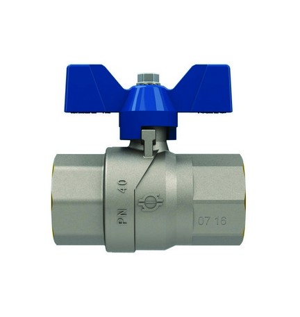 VALVOLA A SFERA P.T. CON FARFALLA EVOLUTION FEMMINA-FEMMINA 3/8" F-BRICO