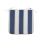 CUSCINO PANAREA 39X39X2CM RIGATO BLU