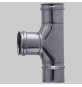 RACCORDO A TEE INOX F-F-M MONOPARETE - Ø 100