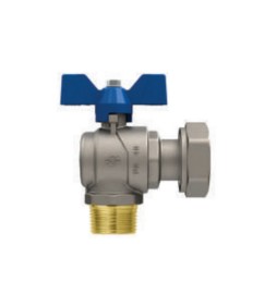 VALVOLA A SFERA CON FARFALLA A SQUADRA EVOLUTION MASCHIO DADO GIREVOLE 3/4" x...