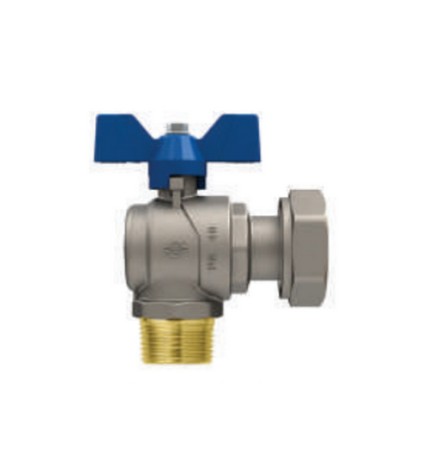 VALVOLA A SFERA CON FARFALLA A SQUADRA EVOLUTION MASCHIO DADO GIREVOLE 3/4" x 3/4" DN 20 PN 40