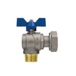 VALVOLA A SFERA CON FARFALLA A SQUADRA EVOLUTION MASCHIO DADO GIREVOLE 3/4" x 1" DN 20 PN 40