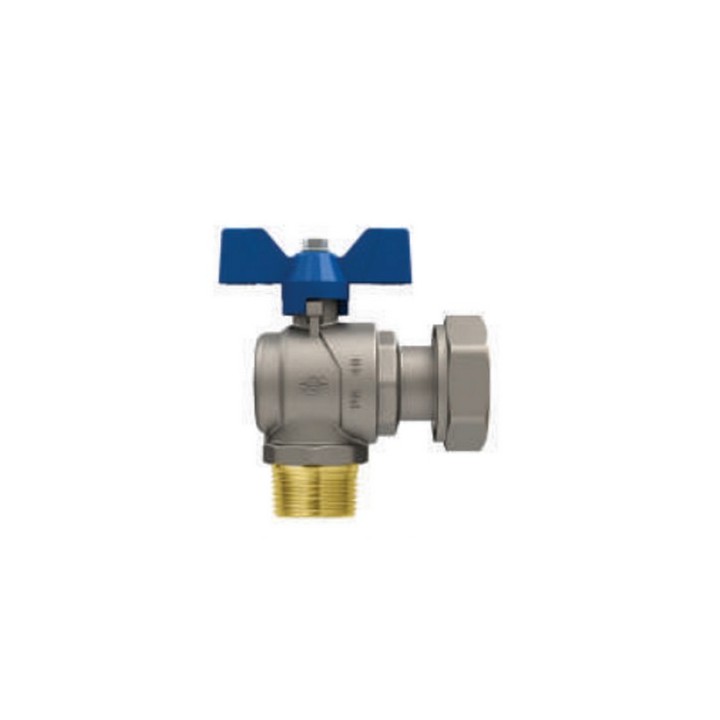 VALVOLA A SFERA CON FARFALLA A SQUADRA EVOLUTION MASCHIO DADO GIREVOLE 3/4" x 1" DN 20 PN 40