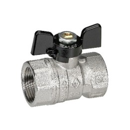 VALVOLA A SFERA FF CON FARFALLA 1" DN 25 PN 25