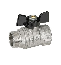 VALVOLA A SFERA MF CON FARFALLA 1/2" DN 15 F-BRICO