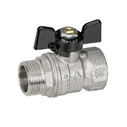 VALVOLA A SFERA MF CON FARFALLA 3/4" DN 20 F-BRICO