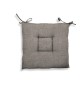 CUSCINO CRETA 40X40X5CM TORTORA1646
