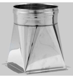 TRAMOGGIA INOX MONOPARETE - 300 x 300 tubo Ø 250