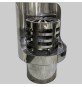 CAPPELLO ORIZZONTALE A GRIGLIA INOX - DM 80 M