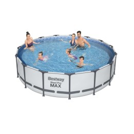 PISCINA STEEL PRO MAX C/TELAIO E ACCES D 457X107 56488
