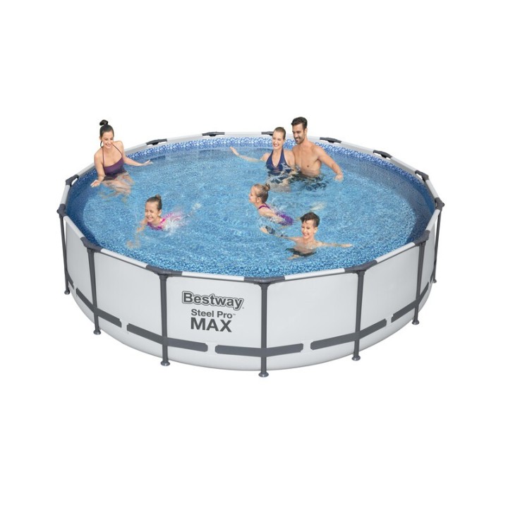 PISCINA STEEL PRO MAX C/TELAIO E ACCES D 457X107 56488