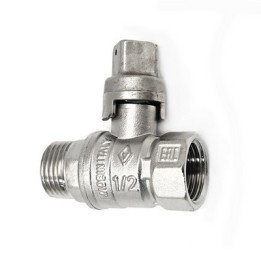 VALVOLA A SFERA MASCHIO/FEMMINA QUADRO PIOMBABILE 1/2" DN 15 PN 40