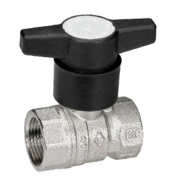 VALVOLA A SFERA FEMMINA-FEMMINA C/PROLUNGA NYLON 1/2" DN 15 PN 40