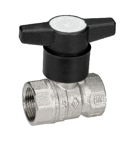 VALVOLA A SFERA FEMMINA-FEMMINA C/PROLUNGA NYLON 3/4" DN 20 PN 25