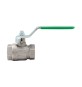 VALVOLA A SFERA IDEAL DVGW FF CON LEVA PIATTA PASSAGGIO TOTALE 1/2" (DN 15) 50 bar / 725 psi