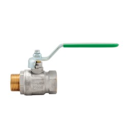 VALVOLA A SFERA IDEAL DVGW MF CON LEVA PIATTA PASSAGGIO TOTALE 3/4" (DN 20)...