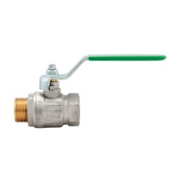 VALVOLA A SFERA IDEAL DVGW MF CON LEVA PIATTA PASSAGGIO TOTALE 1" (DN 25) 40 bar / 580 psi