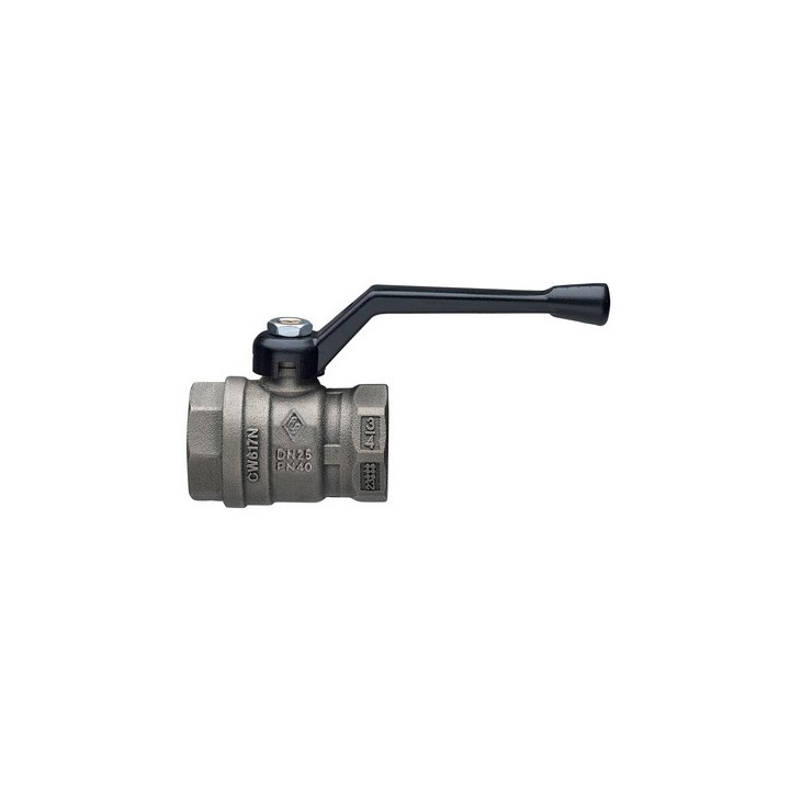 VALVOLA A SFERA A PASSAGGIO TOTALE FF CON LEVA JUNIOR-SFER 1" DN 25 PN 40