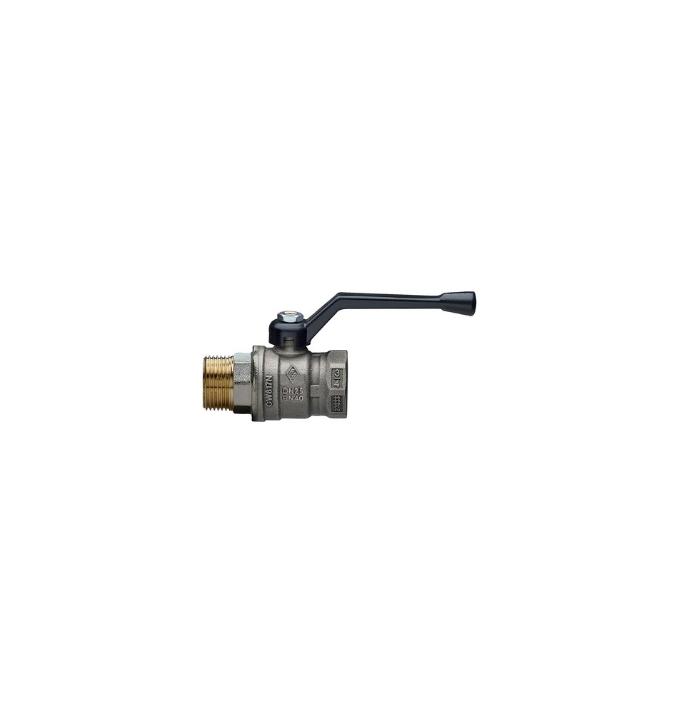 VALVOLA A SFERA A PASSAGGIO TOTALE MF CON LEVA JUNIOR-SFER 1" DN 25 PN 40