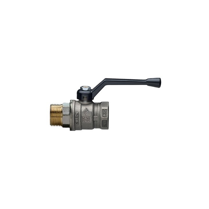 VALVOLA A SFERA A PASSAGGIO TOTALE MF CON LEVA JUNIOR-SFER 1" DN 25 PN 40