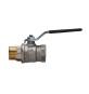 VALVOLA A SFERA A PASSAGGIO TOTALE MF LEVA ACCIAIO JUNIOR SFER 3/4 DN 20 PN 40