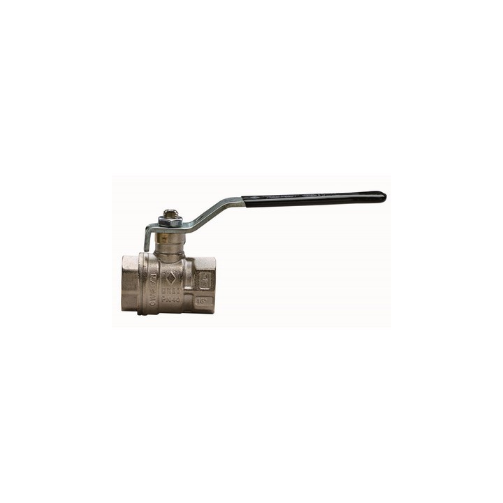 VALVOLA A SFERA A PASSAGGIO TOTALE FILETTATURA FF 1"1/2 DN 40 PN 40