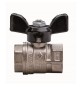 VALVOLA A SFERA A PASSAGGIO TOTALE FILETTATURA FF CON FARFALLA 1" DN 25 PN 40